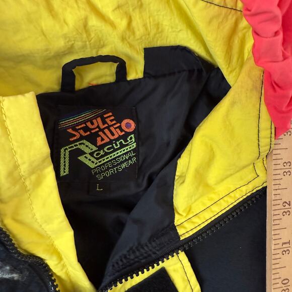 Style Auto Racing Vintage 1993 Nascar Winston Winners Club Windbreaker sz L - Picture 4 of 7